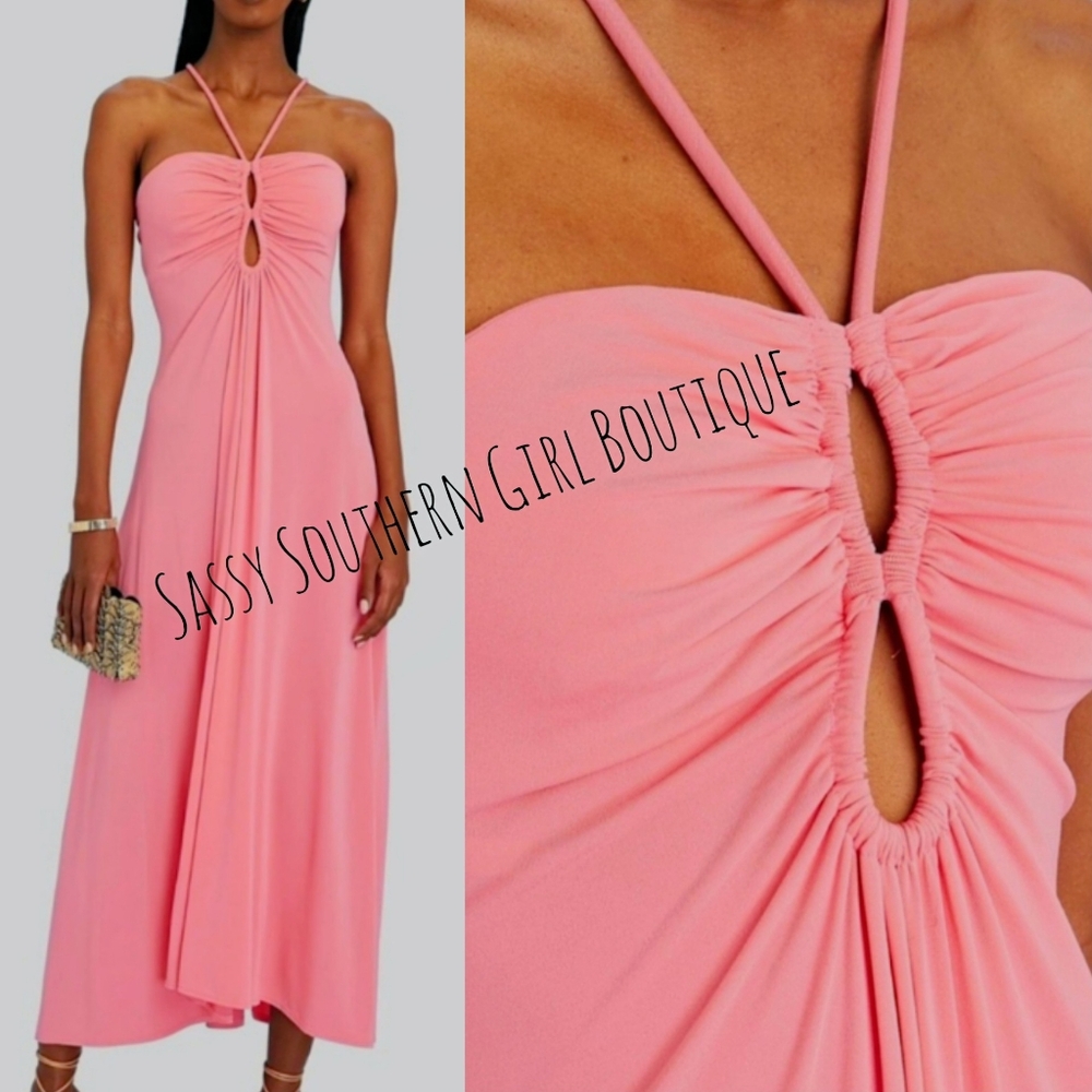 🆕⭐A.L.C. Pink halter midi dress
